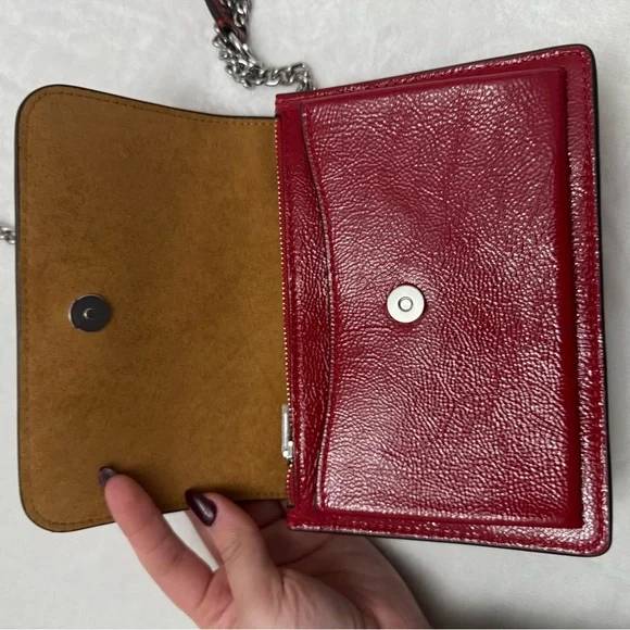 🌺Coach Mini Klare Crossbody Bag -Fire Red - Picture 7 of 13